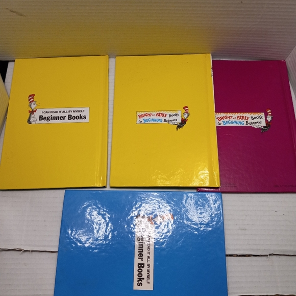 Dr. Seuss's Hard Cover Kid Books (ABC, One Fish, Moo, & Tooth) - Picture 7 of 12